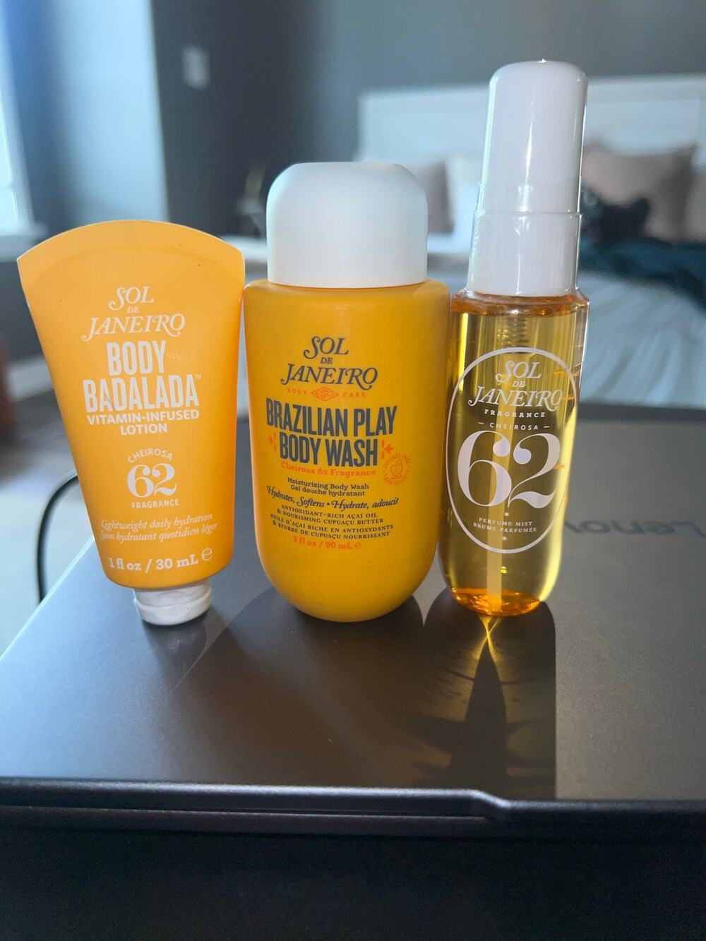 Sol de Janeiro Travel Brazilian body wash, fragrance 62, body badalada lotion